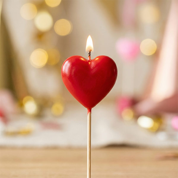 愛心蠟燭(加價購)